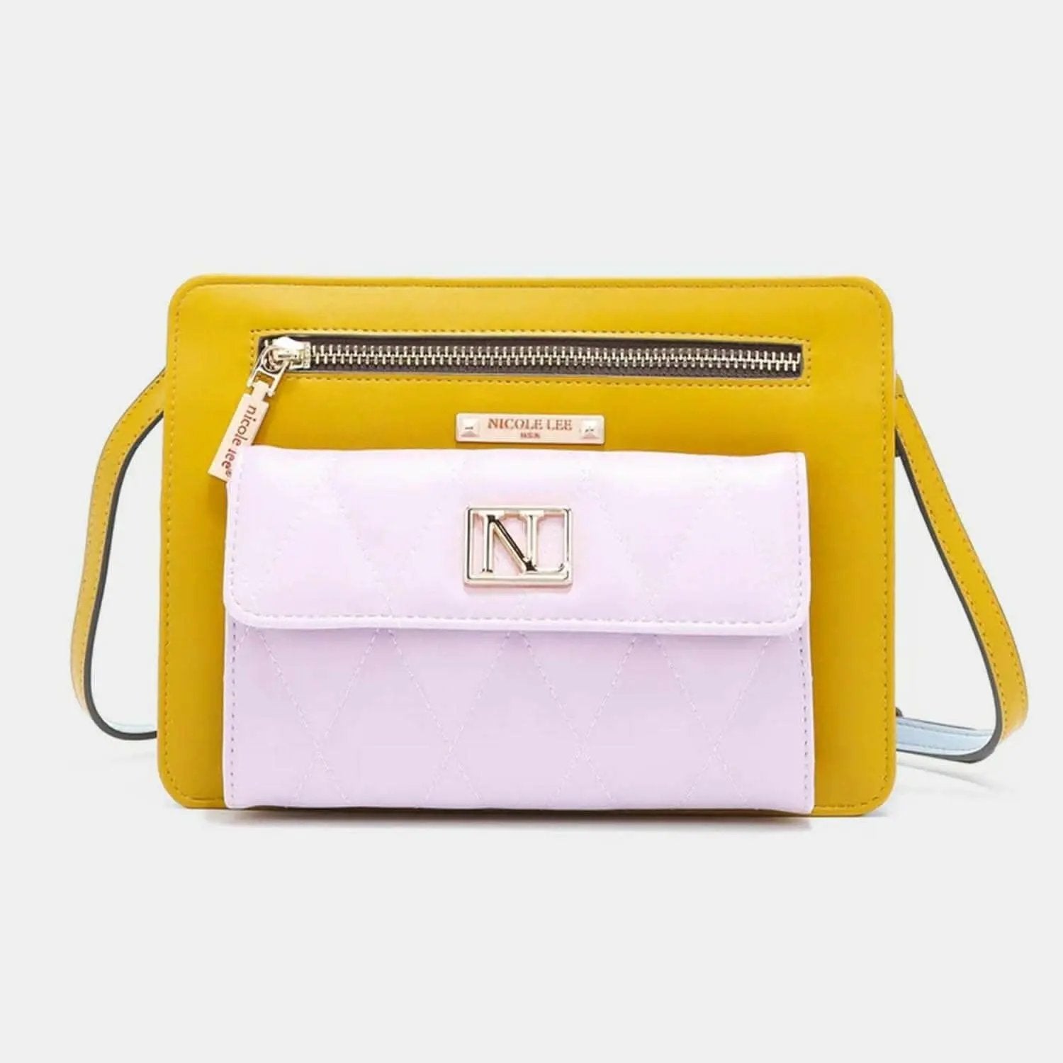 Vibrant vegan leather crossbody bag - Love Salve